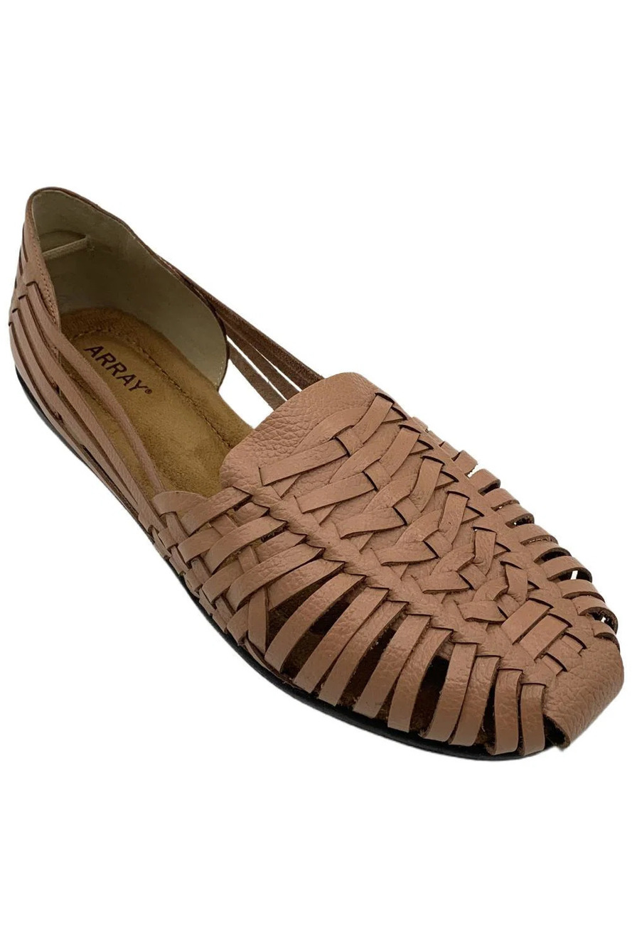 ARRAY Women's Estella Slip-On Woven Flats Pink - Wide